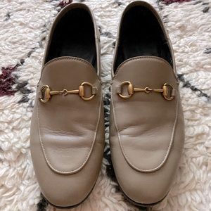 Gucci Horsebit Loafers- Taupe